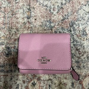 Coach Pink Leather Wallet